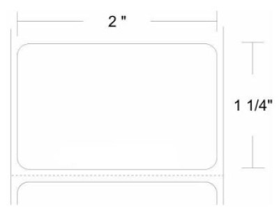 Zebra PolyPro 4000D Barcode Label