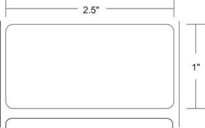Intermec Duratherm III Barcode Label