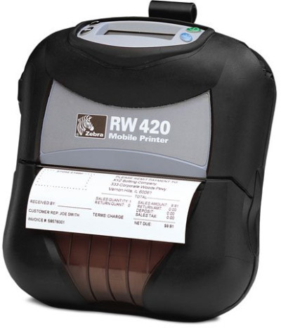 Zebra RW 420 Portable Barcode Printer