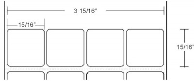 Zebra Lab Barcode Label