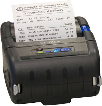 Citizen CMP-30 Portable Barcode Printer