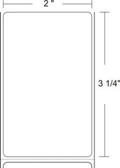 Intermec Duratran II Barcode Label