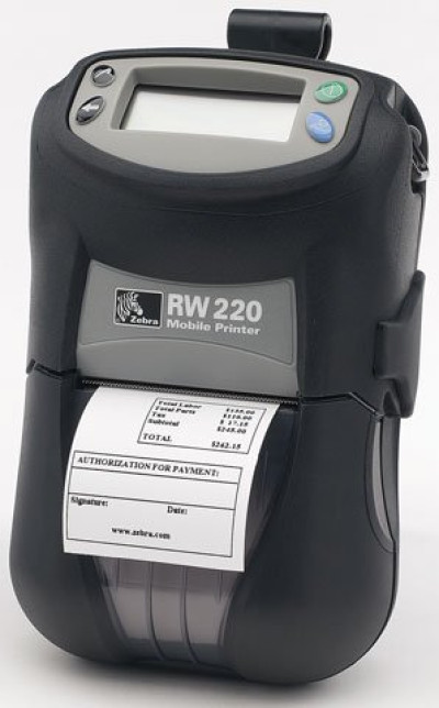 Zebra RW 220 Portable Barcode Printer