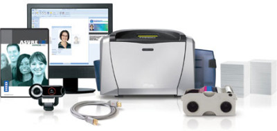 Fargo DTC400e ID Card Printer System