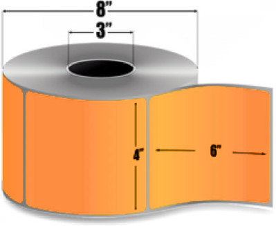 AirTrack Performance Floodcoat Paper Barcode Label