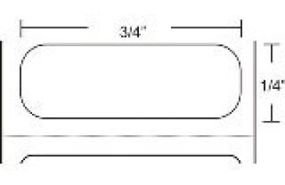 Zebra PolyPro 3000T Barcode Label