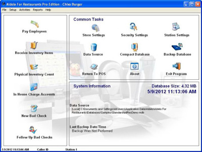 Aldelo Kitchen Display Server Wasp POS Software