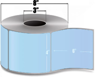 AirTrack Performance Floodcoat Paper Barcode Label
