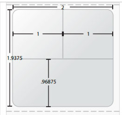 AirTrack Laboratory Barcode Label