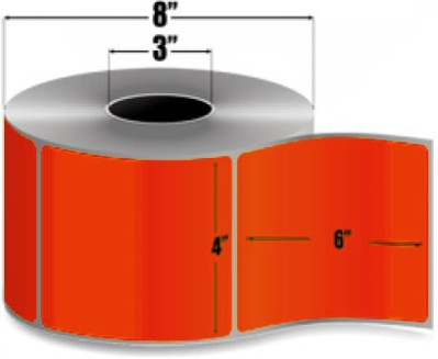 AirTrack Performance Floodcoat Paper Barcode Label