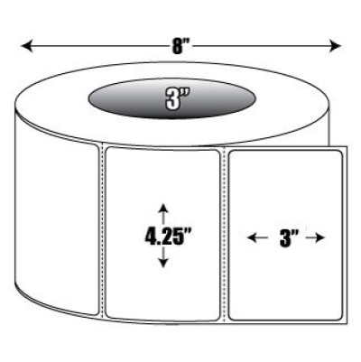 Intermec Duratran II Barcode Label