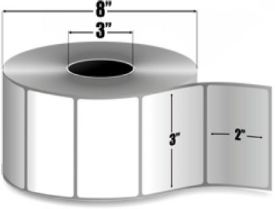 Intermec Duratran II Barcode Label
