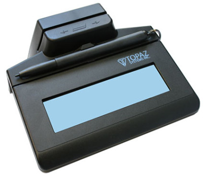 Topaz SigLite LCD 1x5 MSR Signature Pad