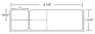 Zebra Lab Barcode Label