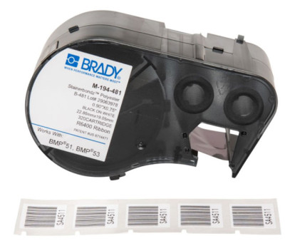 Brady Barcode Label