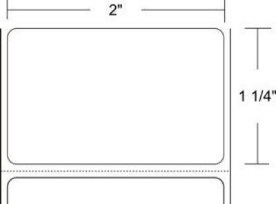 Zebra Z-Ultimate 2000T Barcode Label