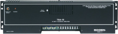 Bogen TBA15 Public Address Equipment