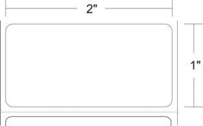 Zebra Vinyl 8000T Z-Destruct Barcode Label