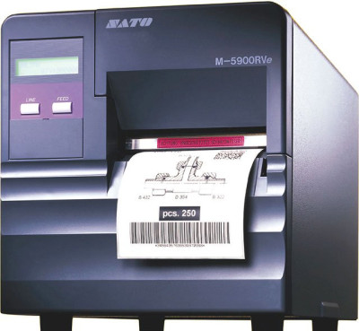 SATO M-5900RVe Barcode Label Printer