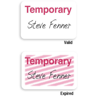 Brady Visitor Badges Access Control Cards