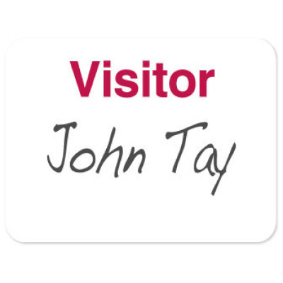 Brady Visitor Badges Access Control Cards