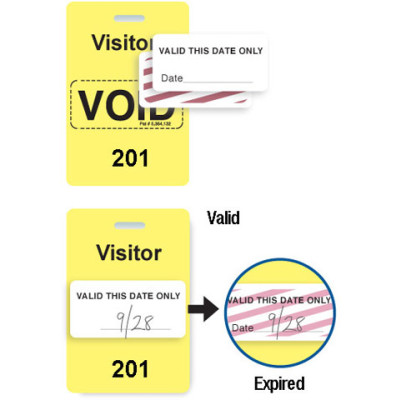 Brady Visitor Badges Access Control Cards