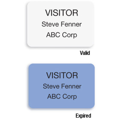 Brady Visitor Badges Access Control Cards