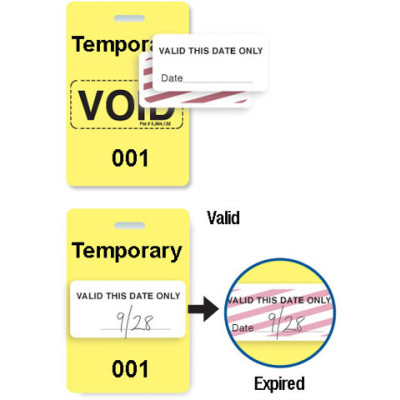 Brady Visitor Badges Access Control Cards