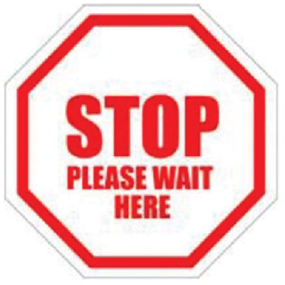 AirTrack Anti-Slip Floor and Wall Barcode Label