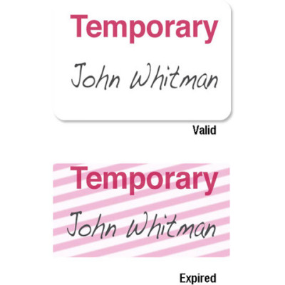 Brady Visitor Badges Access Control Cards