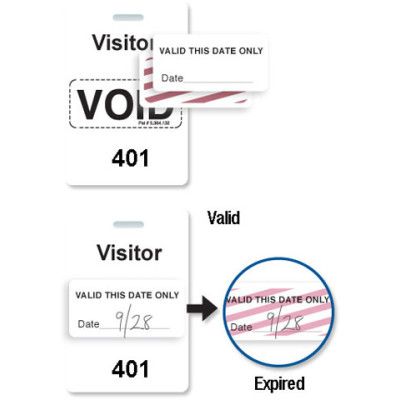 Brady Visitor Badges Access Control Cards