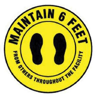 AirTrack Anti-Slip Floor and Wall Barcode Label