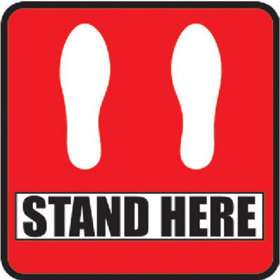 AirTrack Anti-Slip Floor and Wall Barcode Label