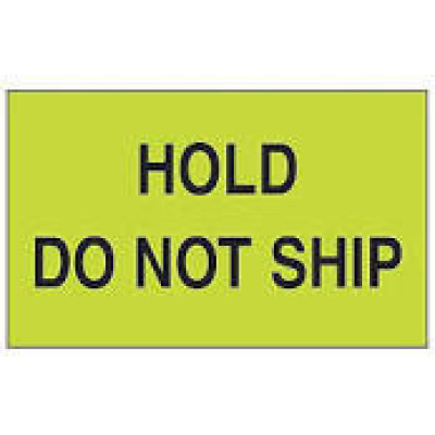 AirTrack Do Not Barcode Label