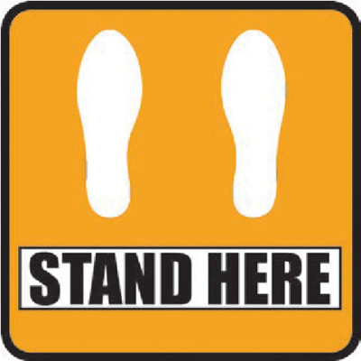 AirTrack Anti-Slip Floor and Wall Barcode Label