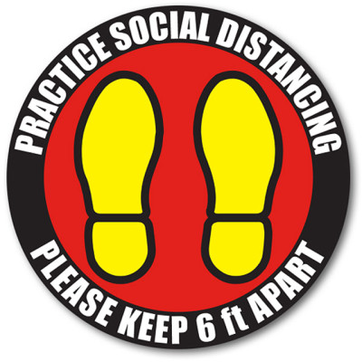 AirTrack Anti-Slip Floor and Wall Barcode Label