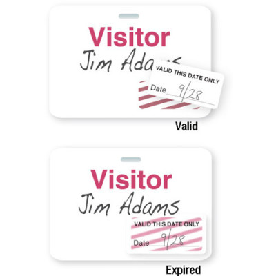 Brady Visitor Badges Access Control Cards