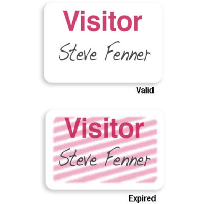 Brady Visitor Badges Access Control Cards
