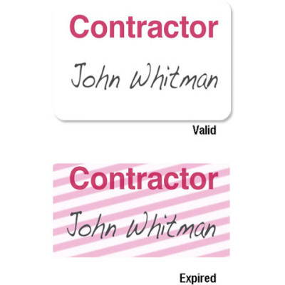 Brady Visitor Badges Access Control Cards