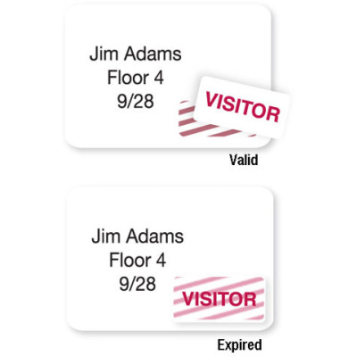 Brady Visitor Badges Access Control Cards