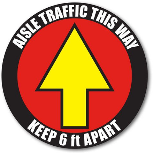 AirTrack Anti-Slip Floor and Wall Barcode Label