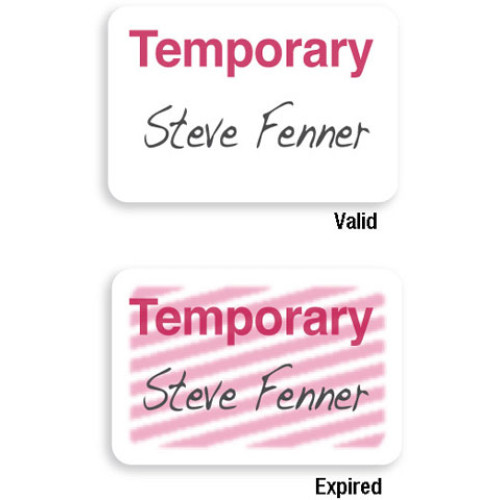 Brady Visitor Badges Access Control Cards