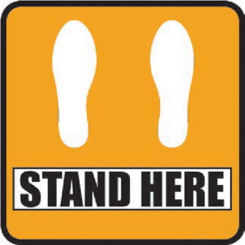 AirTrack Anti-Slip Floor and Wall Barcode Label