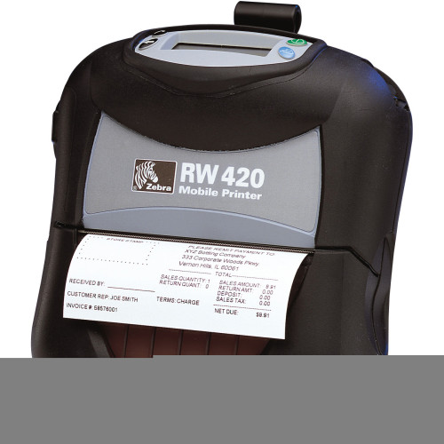 Zebra RW 420 Portable Barcode Printer
