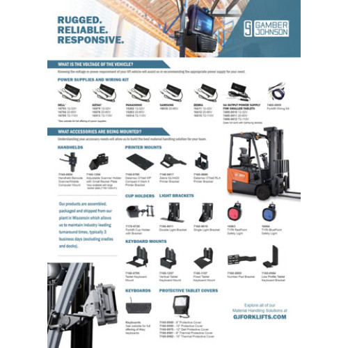 Gamber-Johnson Material Handling Lighting
