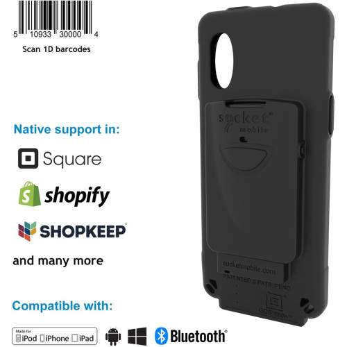 Socket Mobile DuraSled DS800 Barcode Scanner