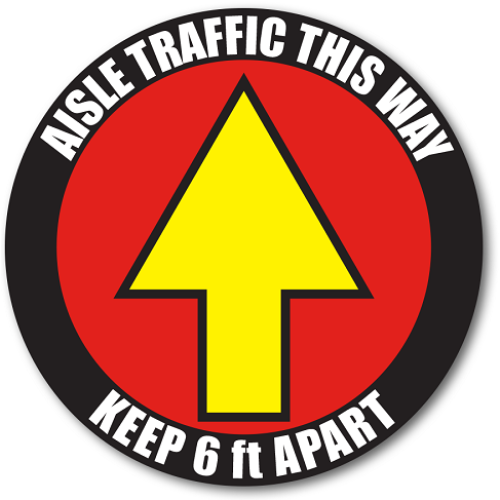 AirTrack Anti-Slip Floor and Wall Barcode Label