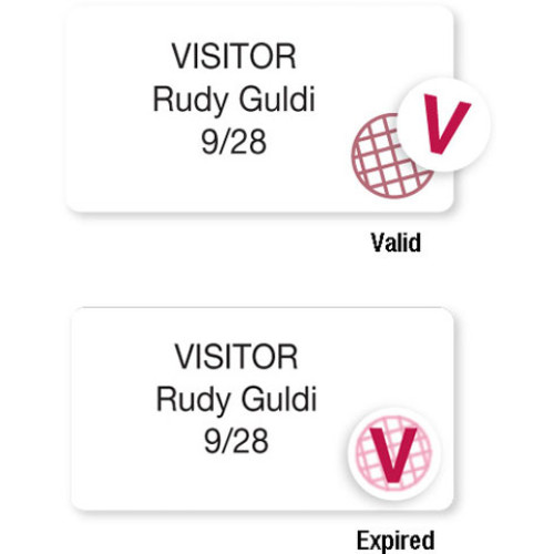 Brady Visitor Badges Access Control Cards