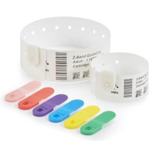 Zebra Wristband Clip