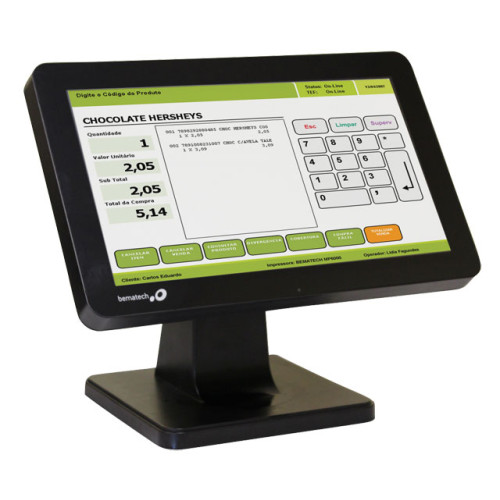 Logic Controls SB1015W Quad Core POS Touch Terminal